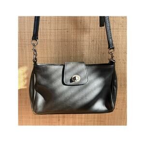 Coach Vintage Legacy Demi Purse Black Leather Crossbody Bag